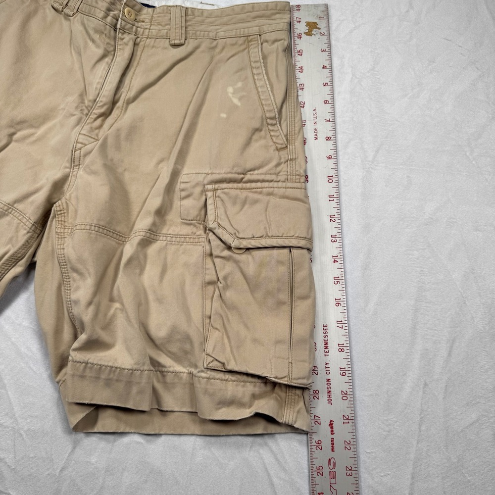 POLO RALPH LAUREN Men's Size 34 Tan 100% Cotton Classic Polo Chino‎ Cargo Shorts - Picture 6 of 8